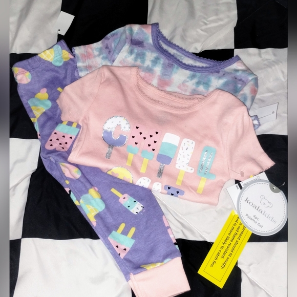 NWT 3p Koala Kids Pajama set. Infant Girls Size 12M - Picture 10 of 10